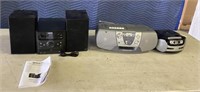 Wiscent Stereo, Centrois Cd Player & Sony Boom Box
