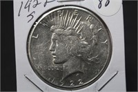 1922-S U.S. Silver Peace Dollar