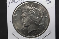 1928-P UNC U.S. Silver Peace Dollar Excellent