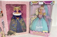 (2) NIB 1994 Medieval Lady and Rapunzel Barbies
