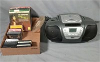 RCA Boombox, Cassette Tape, CD, Radio,