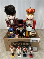 Nut crackers, various sizes, tallest is