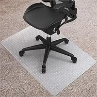 Kuyal Desk Chair Mat For Carpet, 30'' X 48''