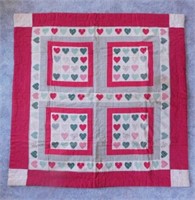3 throws including handmade quilted throw
