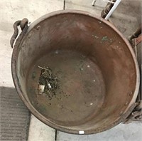 Copper Kettle 23 Dia X 14 Tall, Appears Sound