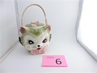 1950's Miss Kitty Cat Biscut Jar
