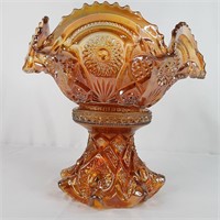 Imperial Carnival Glass  Punch Bowl