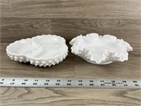 Fenton Relish Dish & Fluted Bon Bon