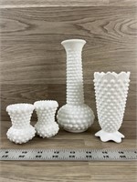 Fenton 5" Vase & Toothpick Holders