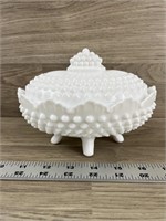 Fenton Covered Oval Candy Dish