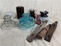Vintage INSULATORS with PEGS