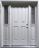 34" Wide Smooth Door W/2-Sidelites