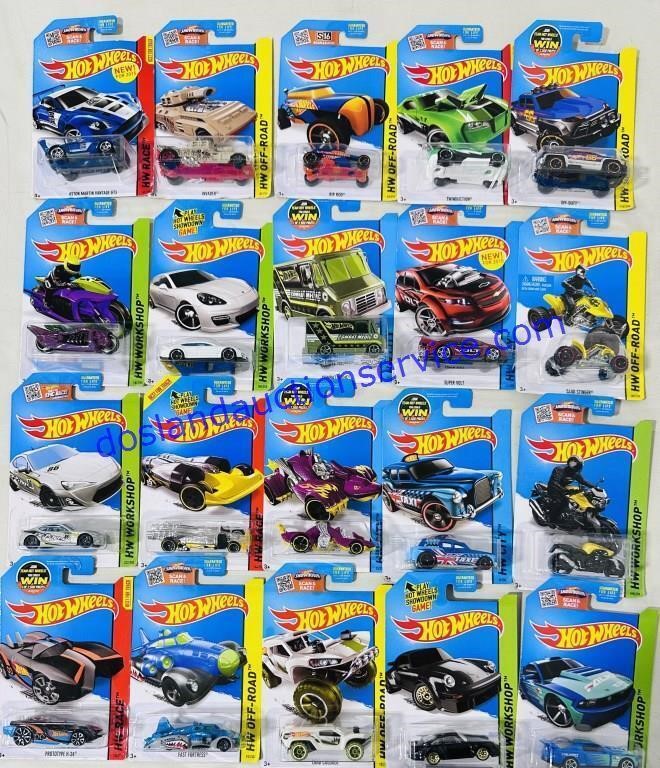 Lot of 20 Unopened Hot Wheels