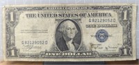 Silver certificate 1935 $1 bank note