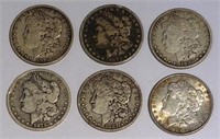 1870'S/80'S MORGAN SILVER DOLLARS