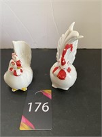 Vintage Fighting Rooster Salt & Pepper Shakers