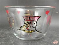 Card Suite Candy Dish Signed 'M. Salisbury'