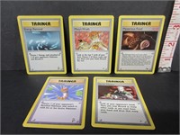 5-2000 POKEMON TRAINER CARDS