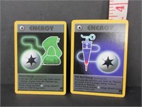 PAIR 2000 POKEMON ENERGY CARDS #81 AND #82