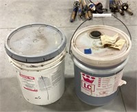 2-5 gal open buckets-products unknown