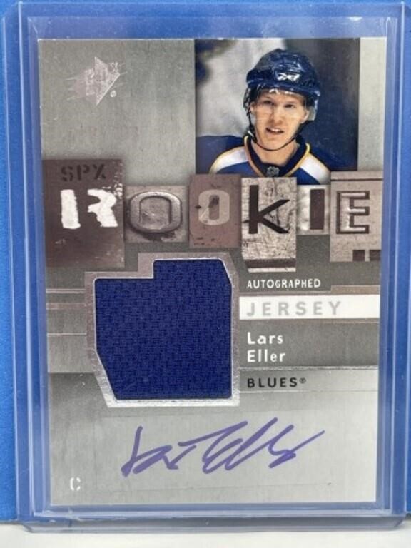 2009/10 SPX Autographed Jersey Card Lars Eller