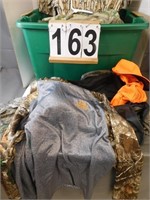 Tote of Hunting Clothes Includes Hoodie Size L/XL~