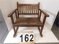Wooden Doll Bench