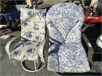 Pair of patio chairs.