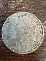 1890-0 Morgan Silver Dollar