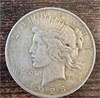 1923 Morgan Silver Peace Dollar
