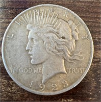 1923 Morgan Peace Silver Dollar