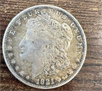 1921 Morgan Silver Dollar