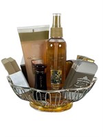 Fabulous Silver Plate Basket of Gifts!