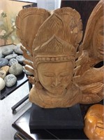 Wooden carving