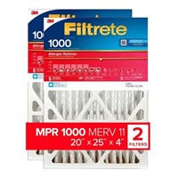 Filtrete 20-in W X 25-in L X 4-in Air Filter