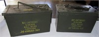 ammo boxes (2X)