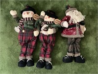Three Christmas dolls
