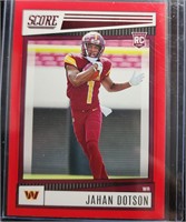 2022 Jahan Dotson RC Score #381