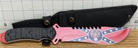 rebel flag knife with sheath