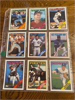 1988 Topps baseball cards