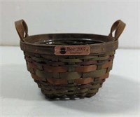 2007 Longaberger Bee Basket with Protector