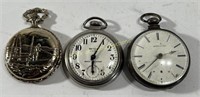 Vintage Westclox, Eastman, Quartier Pocket Watches