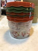 Christmas bowls with lids