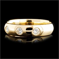 14K Gold Ring with 0.45ctw Diamonds