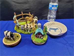 Cow Candle Holder,Toppers & Spoon Rest