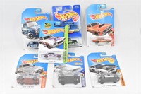 (7) New "Hot Wheels" Cars, Muscle Mania, Flames