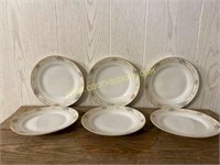 Noritake Hand painted snack plates