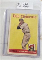 1958 Topps Card #52 Bob Clemente