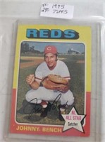 1975 Topps Card #260 Johnny Bench