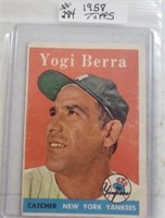 1958 Topps Card #370 Yogi Berra